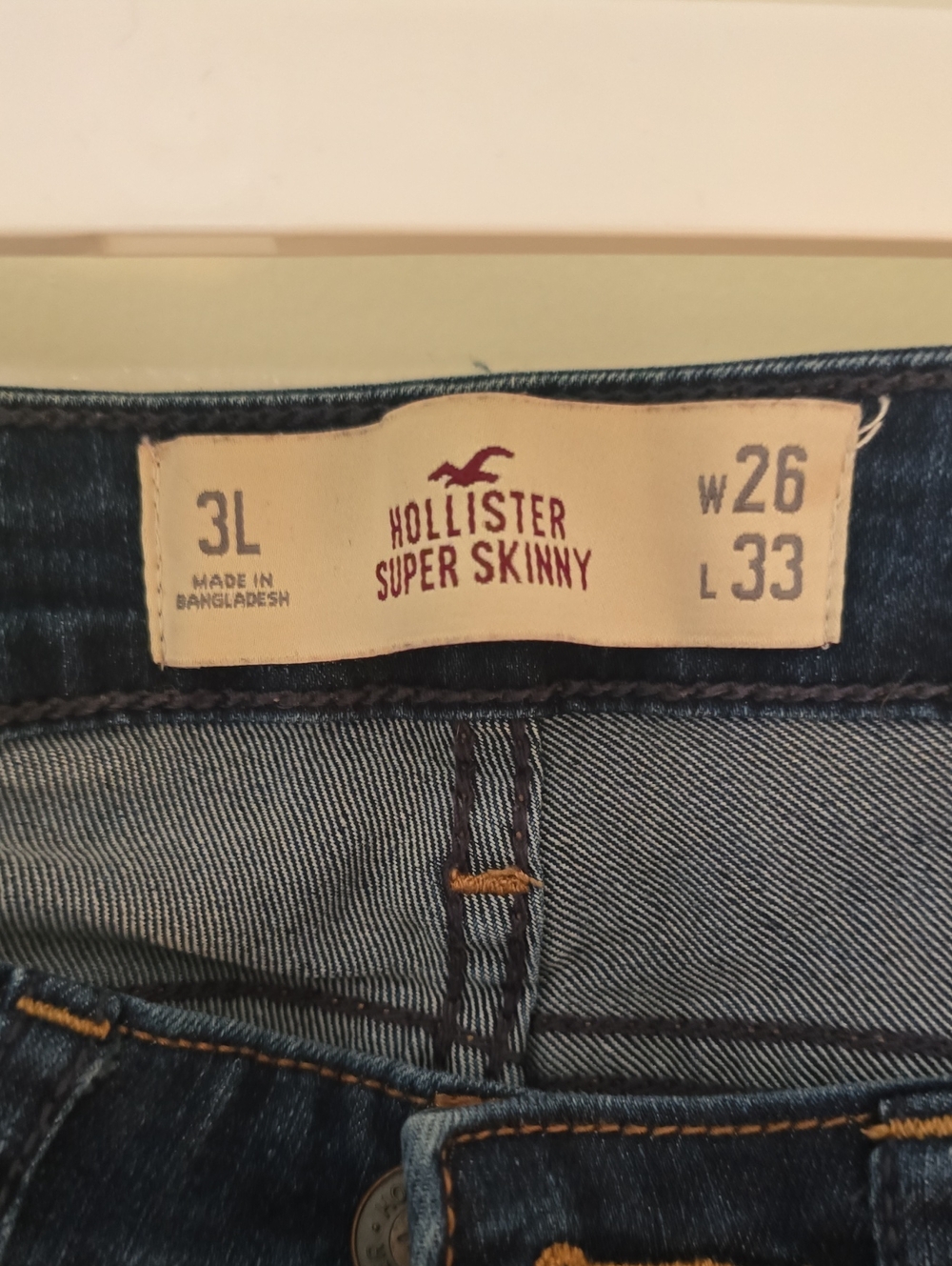 Hollister Super Skinny Jeans - Indigo Wash 3L 26x33L